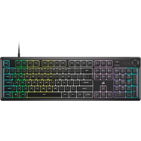 Pacchetto gaming CORSAIR 4 in 1: tastiera K55 + mouse gaming HARPOON RGB PRO + tappetino mouse MM100 + cuffie multipiattaforma HS35