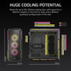Case per PC - CORSAIR - Serie iCUE LINK 5000T LX RGB - Mid-Tower - Nero