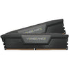Memoria RAM - CORSAIR - Vengeance DDR5 - 64GB 2x32GB DIMM -5200 MT/s - Intel XMP - 1,25 V - Nero (CMK64GX5M2B5600C40)