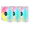 CORSAIR - Serie QX RGB - iCUE LINK QX120 RGB BIANCO - Ventilazione PC - 120mm - Starter Kit