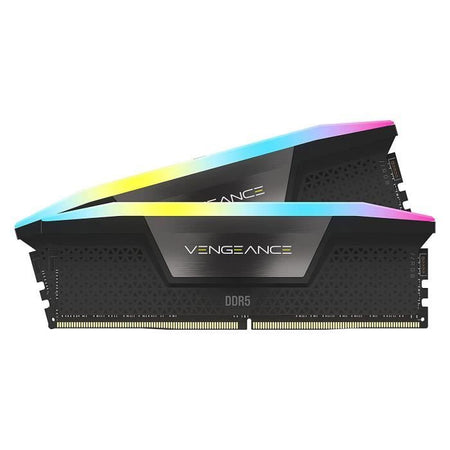 Memoria RAM - CORSAIR - Vengeance RGB DDR5 - 32GB 2x16GB DIMM - 7200 MT/s - Intel XMP - 1,45 V - Nero (CMH32GX5M2X7200C34)