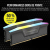Memoria RAM - CORSAIR - Vengeance RGB DDR5 RAM 64 GB (2x32 GB) 6000 MHz CL30 AMD Expo iCUE compatibile - Grigio (CMH64GX5M2B6000Z30)