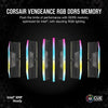 Memoria RAM - CORSAIR - Vengeance RGB DDR5 RAM 64 GB (2x32 GB) 6400 MHz CL32 Compatibile con Intel XMP iCUE - Nero (CMH64GX5M2B6400C32)