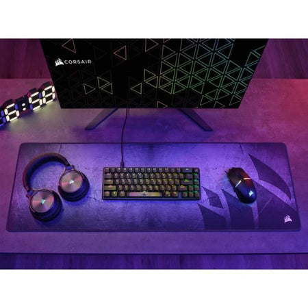 Tastiera da gioco ottica e meccanica - CORSAIR - K65 PRO MINI - Retroilluminazione LED RGB - Interruttori CORSAIR OPX - Nera
