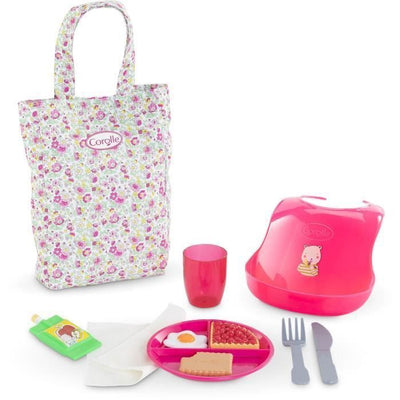 Accessori per neonati - COROLLE - Contenitore per pasti grande - Per bambole da 36 e 42 cm - 11 accessori - Dai 2 anni in su