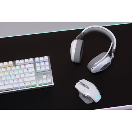 Cuffie da gioco wireless - CORSAIR - HS65 Wireless V2 - Bianco