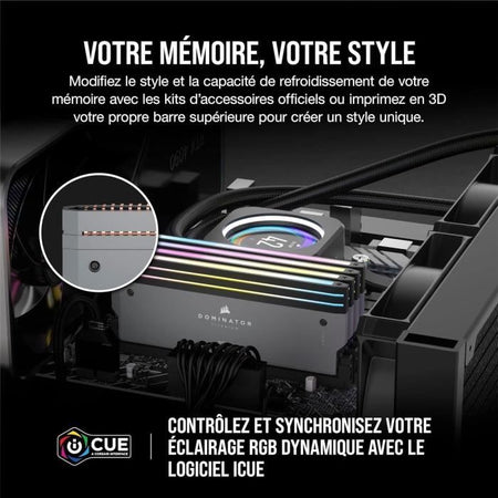 CORSAIR CMP64GX5M2B6000Z30 RGB RAM (2x32GB DDR5 6000 PC48000) - Doppio canale - 64 GB - 6000 MHz - RGB