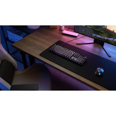 Tastiera da gioco meccanica - CORSAIR - K70 CORE RGB - Interruttori lineari CORSAIR Red - Insonorizzazione - Rotella - Grigia
