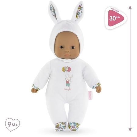 Bambola - COROLLE - Pti'Coeur Coniglio Bianco - 30 cm - Dai 9 mesi