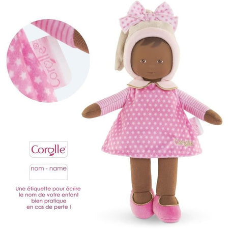 Doudou - COROLLE - Miss Rose Reves d'toiles - 25 cm - Dalla nascita