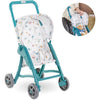 Passeggino Orsetto - COROLLE - 30 cm Accessorio bebè - Blu - Dai 18 mesi