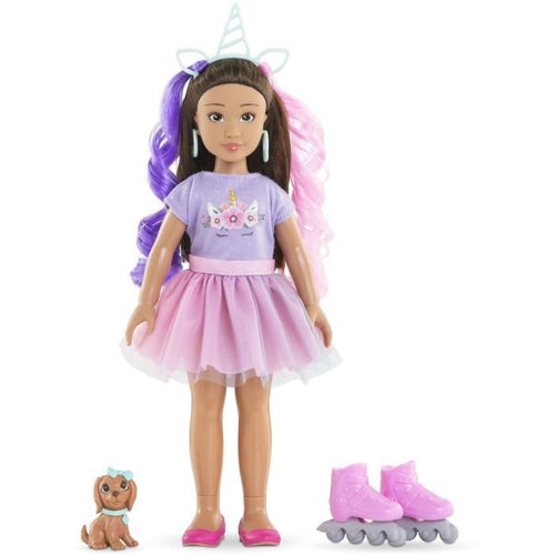 Bambola fashion - COROLLE - Luna Unicorn - 28 cm - 4 accessori - da 4 anni
