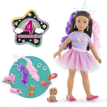 Bambola fashion - COROLLE - Luna Unicorn - 28 cm - 4 accessori - da 4 anni