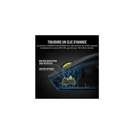 Mouse da gioco wireless - CORSAIR - M75 Wireless - Ambidestro, RGB