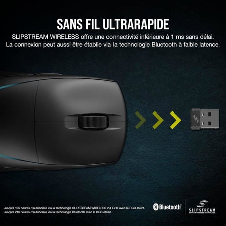 Mouse da gioco wireless - CORSAIR - M75 Wireless - Ambidestro, RGB