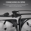 Confezione da 3 ventole ARGB da 120 mm - CORSAIR - RS120 - Bianco