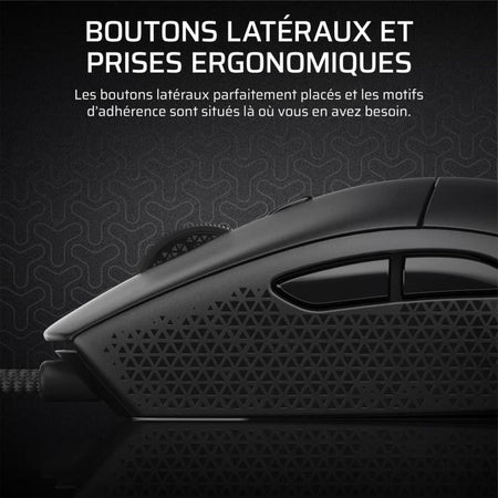 Mouse da gioco cablato - CORSAIR - M55 Cablato - 16.000 DPI - Ergonomico - Retroilluminazione RGB