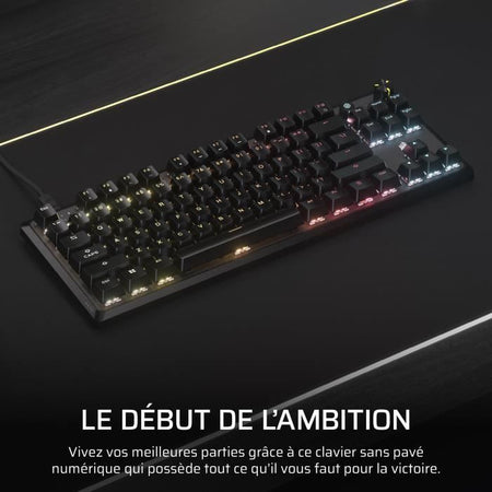 Tastiera da gioco - CORSAIR - K70 Core TKL - RGB - Switch MLX Red v2 - Cablata