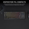 Tastiera da gioco - CORSAIR - K70 Core TKL - RGB - Switch MLX Red v2 - Cablata
