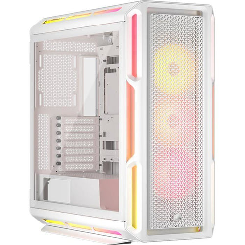 Case PC ATX - CORSAIR - 5000T LX RGB - 3 ventole LX120 RGB - Illuminazione Aurora RGB - Bianco