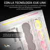Case PC ATX - CORSAIR - 5000T LX RGB - 3 ventole LX120 RGB - Illuminazione Aurora RGB - Bianco