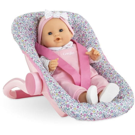 Marsupio porta-bambole floreale per bambole da 36 e 42 cm