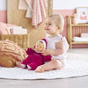 Doudou - COROLLE - Babipouce Rose Grenadine - 28 cm - profumo di vaniglia - dalla nascita