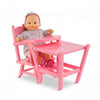 Corolle - sedia alta rosa - Accessorio per pasti - per Poupon 36 e 42 cm - 3 anni