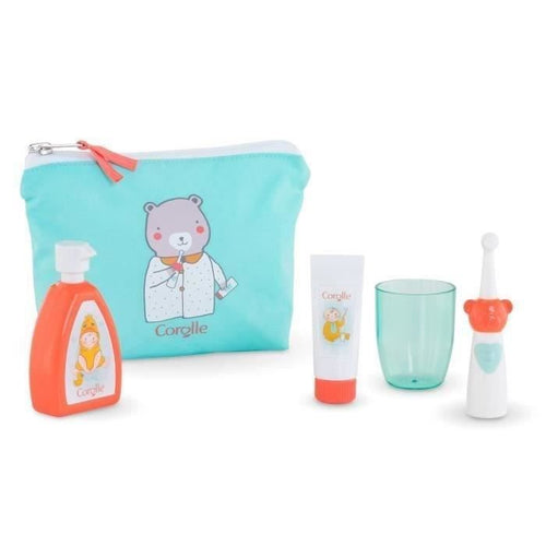 Corolle - Borsa da toeletta - 5 accessori - per Poupon 36 e 42 cm - 2 anni