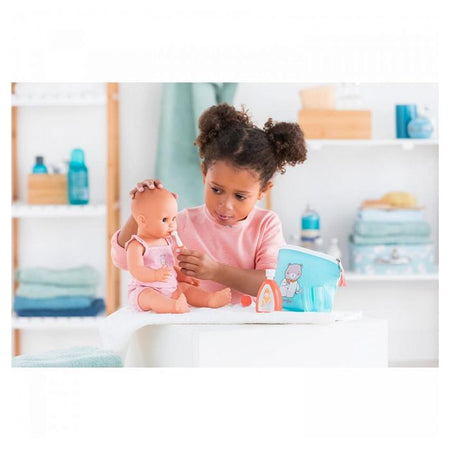 Corolle - Borsa da toeletta - 5 accessori - per Poupon 36 e 42 cm - 2 anni
