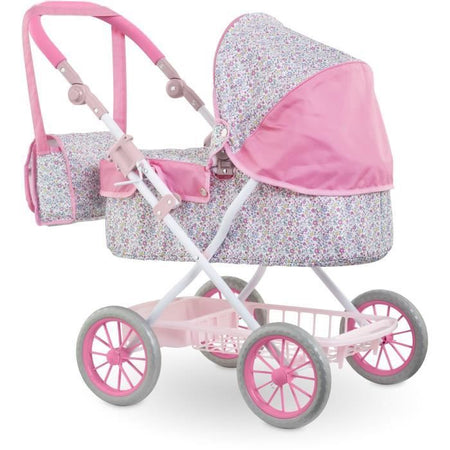 Accessori per bambole - COROLLE - Carrozzina floreale - per bambole da 36 a 52 cm - da 3 anni