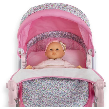 Accessori per bambole - COROLLE - Carrozzina floreale - per bambole da 36 a 52 cm - da 3 anni