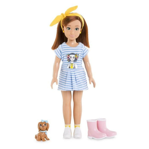 Corolle Girls - Nature and Adventure Zoé Box - Mannequin Doll - 6 Accessori - 28 cm - 4 anni