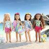 Box Zoé in spiaggia COROLLE GIRLS - bambola manichino - 5 accessori - 28 cm - A partire da 4 anni