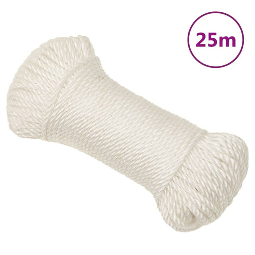 Cordino Nylon Bianco Galleggiante Mt 25