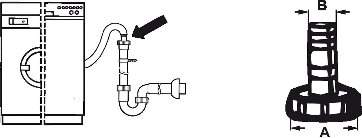 CORNAT TEC356400 1% 2f 60,96 cm (24")-inch) di scarico
