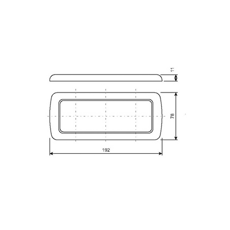 Cornice A Tre Moduli Mm.198X78