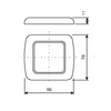 Cornice Ad Un Modulo Mm.86X78