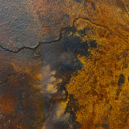 pannello rivoluzionario di Rivestimento interno-esterno in VERA PIETRA CORTEN flessibile 305x122x0,3cm NERO
