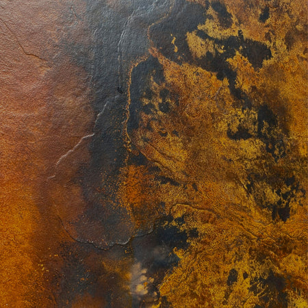 pannello rivoluzionario di Rivestimento interno-esterno in VERA PIETRA CORTEN flessibile 305x122x0,3cm NERO