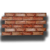 pacchi da 10 o 20 Pannelli 3D Rivestimento a parete in PVC effetto MATTONI COTTO 96x48cm Realistici, isolanti - Eternal Parquet