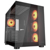 COUGAR FV150 RGB (BLACK) - PC CASE MID TOWER CUBE - PANNELLI TRASPARENTI - VENTOLA RGB 3*120+120mm