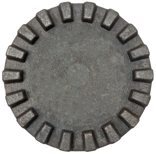 Piastra dentata per ruspa livellatrice Ø 186mm senza foro