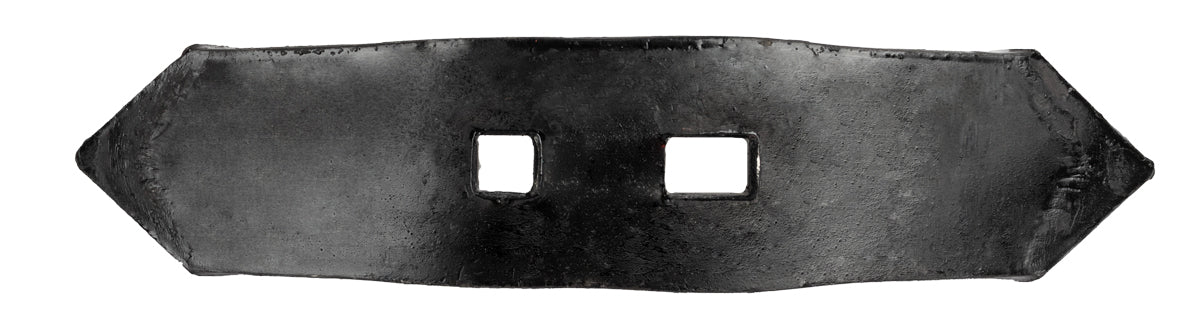 Vomere reversibile per vibrocoltivatore lungo 275mm 2 fori svasati Ø 12,5mm