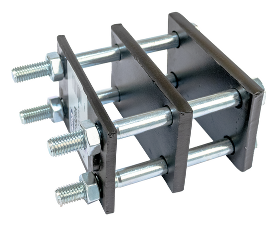 Staffa completa per molla 30x30 trave 80x80