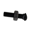 Bullone testa ovale M10x45 con dado confezione da 100 pezzi