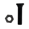 Bullone testa ovale M10x45 con dado confezione da 100 pezzi