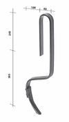 Molla rompitraccia con vomerina 32x10mm