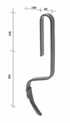 Molla rompitraccia con vomerina 32x10mm