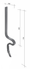 Molla rompitraccia per vibrocoltivatori 40x10mm con vomerina